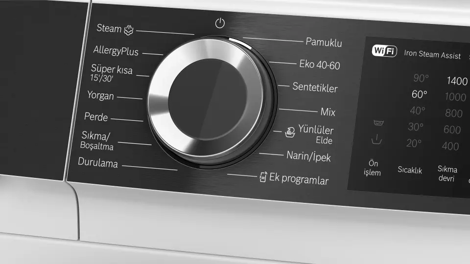 Bosch Serie 6 Çamaşır Makinesi 9 kg Beyaz WGK244Z0TR