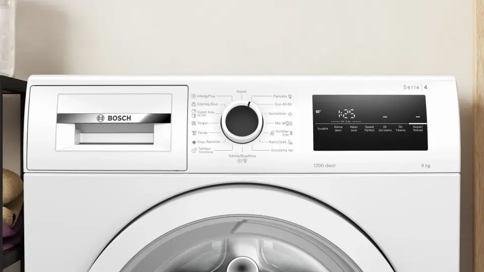 Bosch Serie 4 Çamaşır Makinesi 9 kg Beyaz WAN24200TR