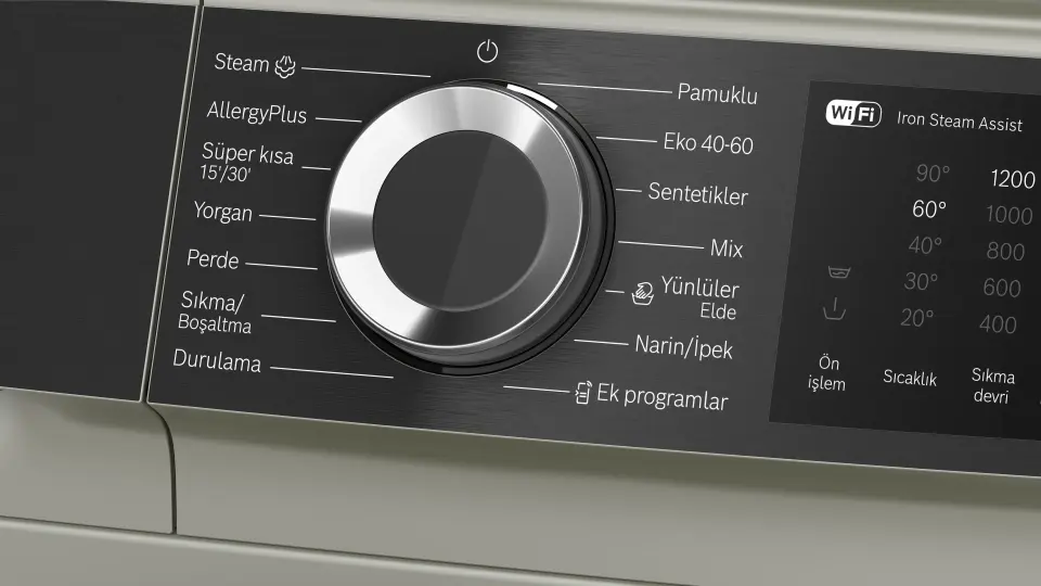 Bosch Serie 6 Çamaşır Makinesi 10 kg Gümüş WGK252ZXTR