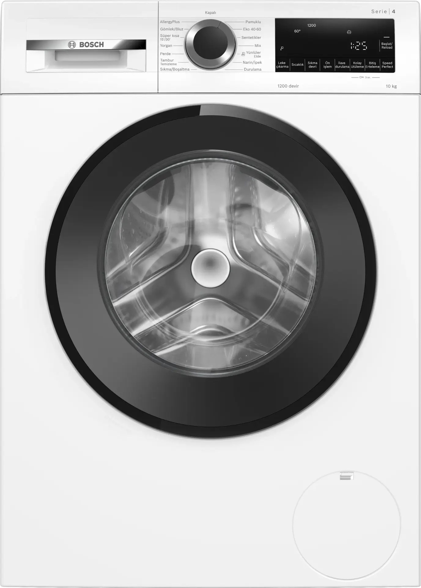 Bosch Serie 4 Çamaşır Makinesi 10 kg Beyaz WGA25203TR