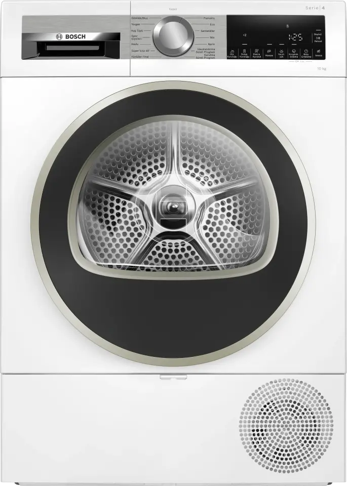 Bosch Serie 4 Isı Pompalı Kurutma Makinesi 10 kg Beyaz WQG25201TR