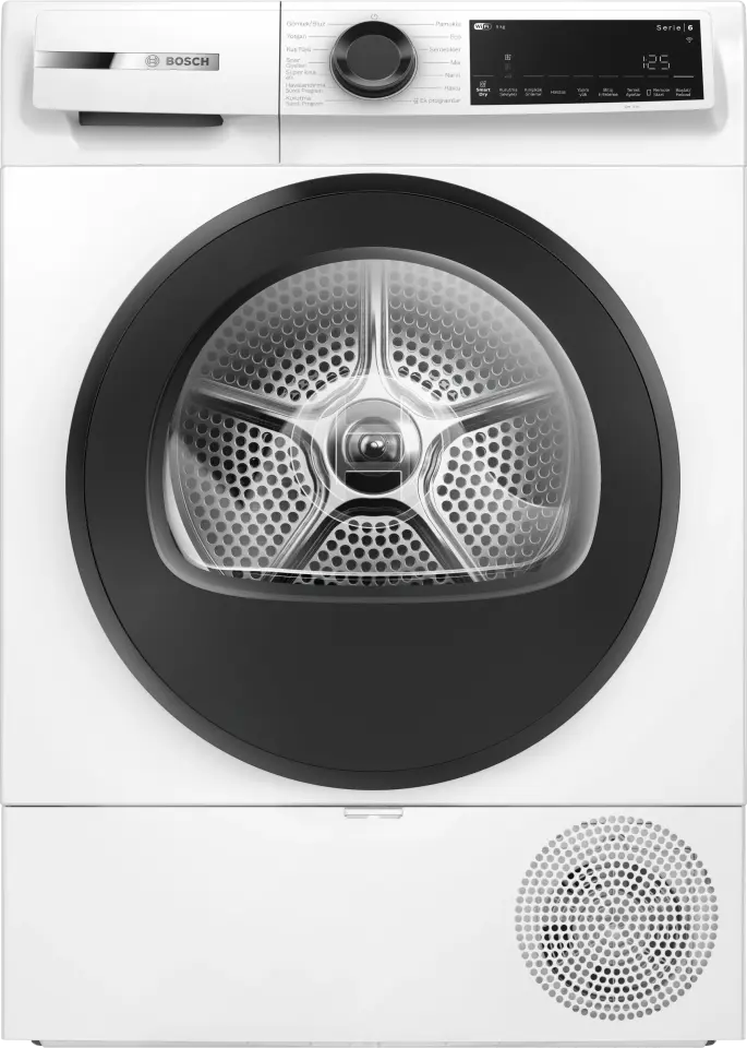 Bosch Serie 6 Isı Pompalı Kurutma Makinesi 9 kg Beyaz WQJ24200TR