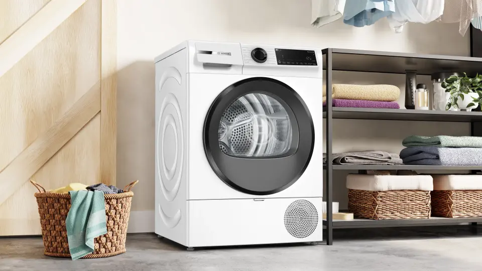 Bosch Serie 6 Isı Pompalı Kurutma Makinesi 9 kg Beyaz WQJ24200TR