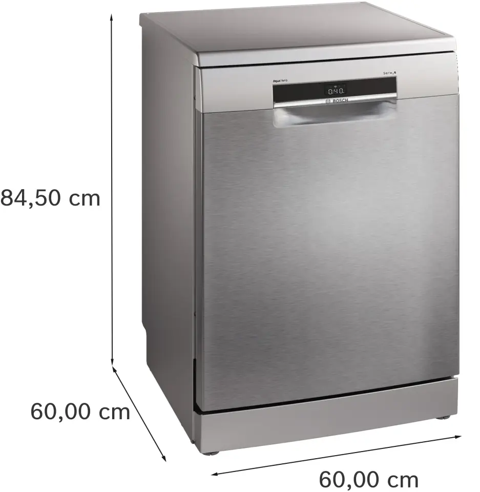 Bosch Serie 6 Solo Bulaşık Makinesi 6 Programlı Inox SMS6EMI63T