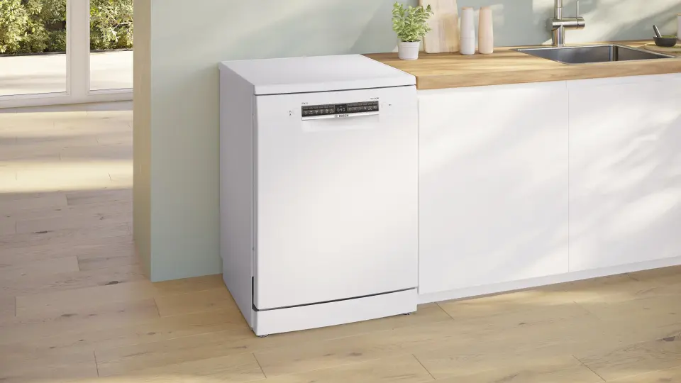 Bosch Serie 4 Solo Bulaşık Makinesi 6 Programlı Beyaz SMS4IKW62T