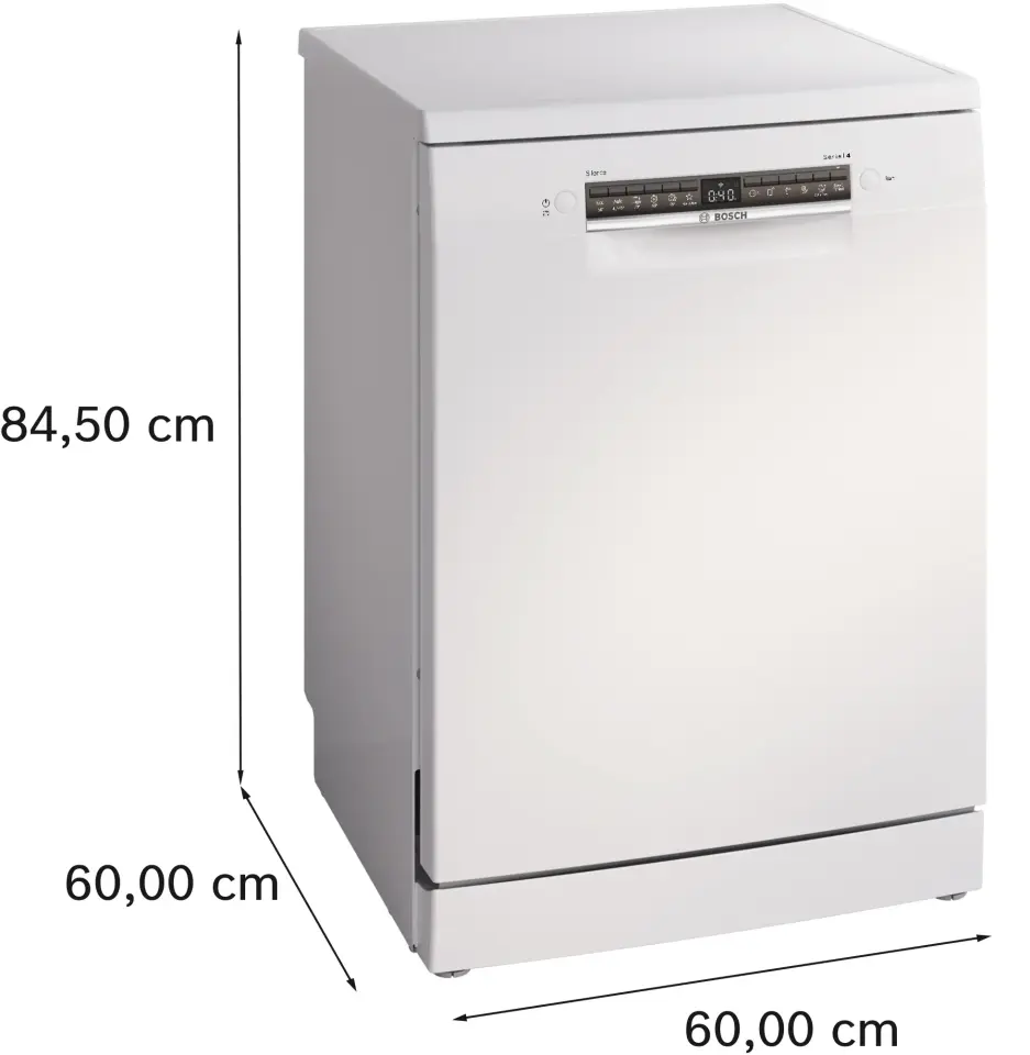 Bosch Serie 4 Solo Bulaşık Makinesi 6 Programlı Beyaz SMS4IKW62T