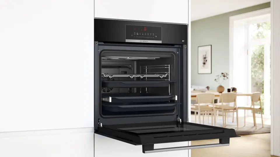 Bosch Serie 6 Ankastre Fırın 66 Litre Siyah HBJ559EB6T