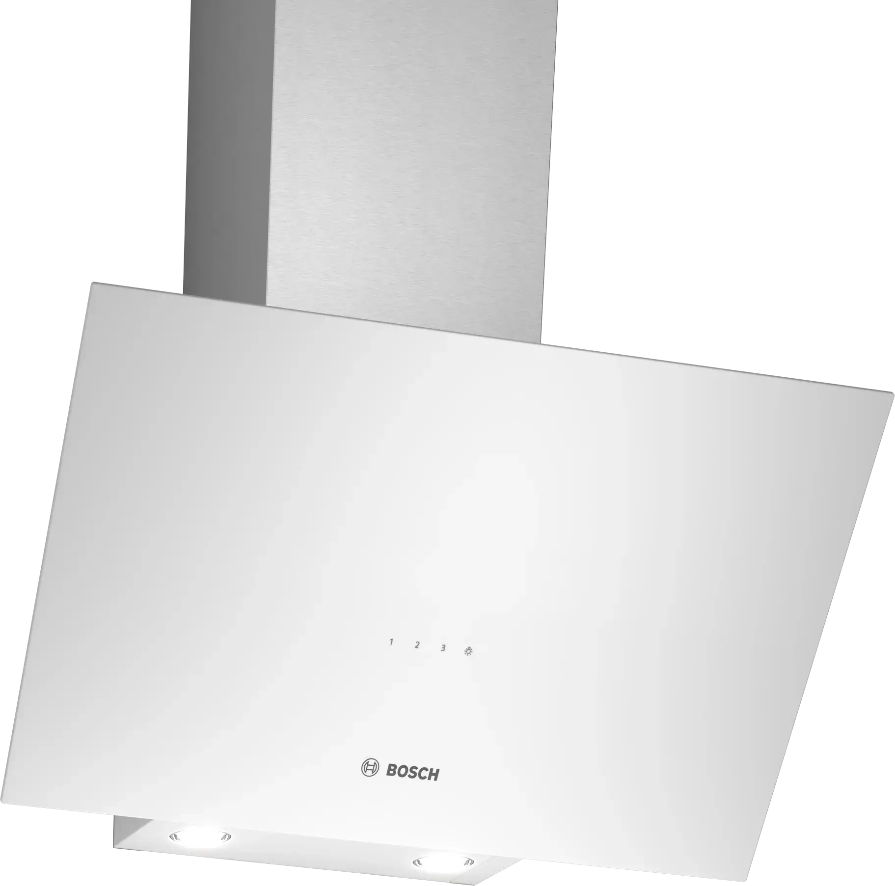 Bosch Serie 2 Duvar Tipi Davlumbaz 60 cm Cam Beyaz DWK64PJ20T