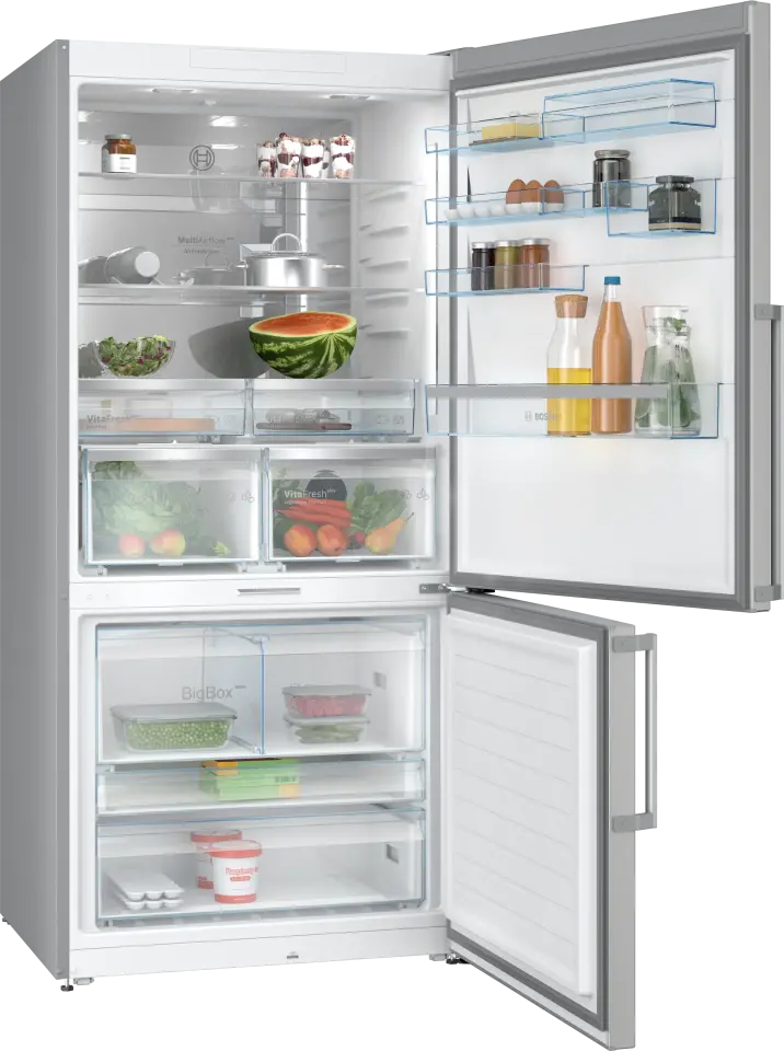 Bosch Serie 8 Alttan Donduruculu Buzdolabı 624 L Inox KGP86FIC0N