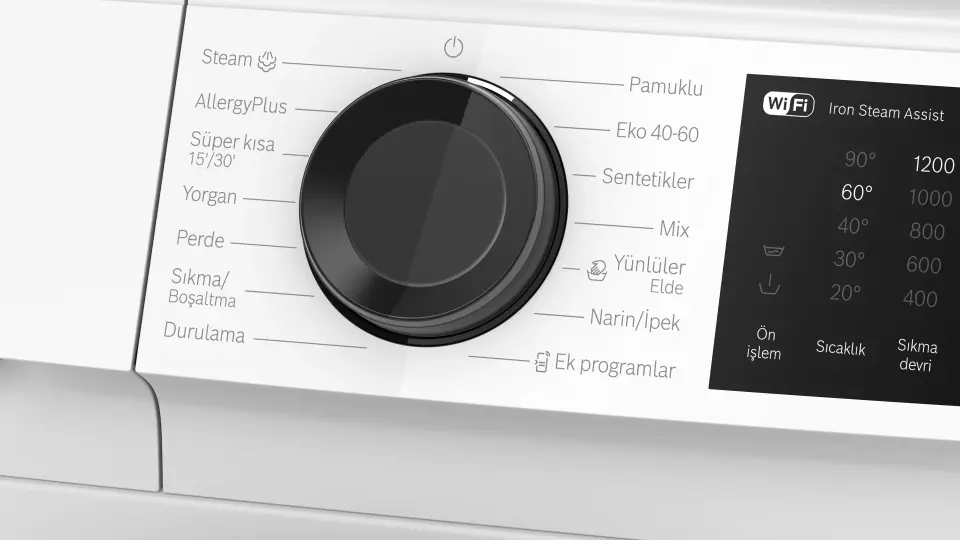 Bosch Serie 6 Çamaşır Makinesi 9 kg Beyaz WGK242Z0TR