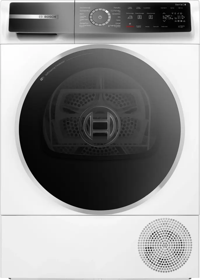 Bosch Serie 8 Isı Pompalı Kurutma Makinesi 9 kg Beyaz WQB245A0TR