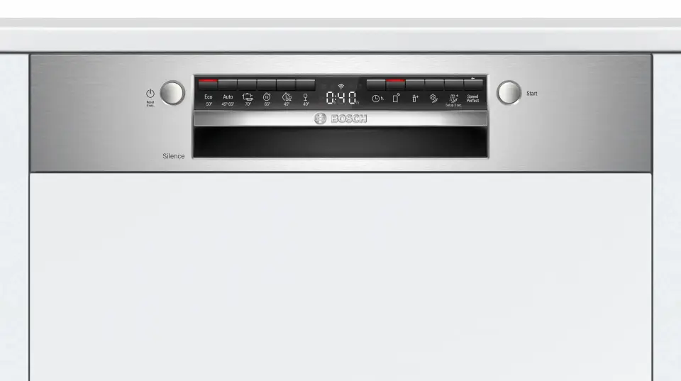 Bosch Serie 6 Yarı Ankastre Bulaşık Makinesi 6 Programlı Paslanmaz Çelik SMI4IMS62T