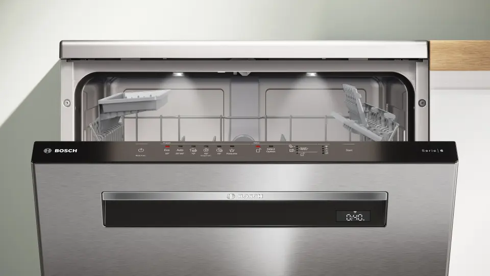 Bosch Serie 6 Solo Bulaşık Makinesi 6 Programlı Inox SMP6EKI60T