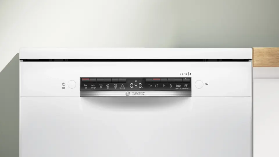 Bosch Serie 4 Solo Bulaşık Makinesi 6 Programlı Beyaz SMS4EKW63T