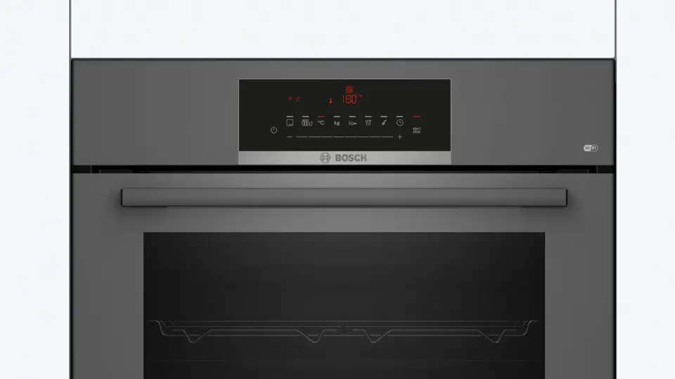 Bosch Serie 6 Ankastre Fırın 66 Litre Antrasit Gri HBJ559EH6T