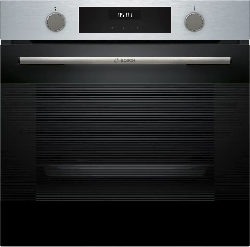 Bosch Serie 4 Buhar Destekli Ankastre Fırın 76 Litre Inox HUA717BR0T