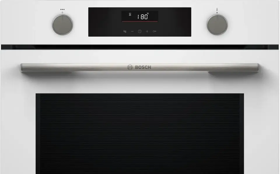 Bosch Serie 4 Buhar Destekli Ankastre Fırın 76 Litre Beyaz HUA736EV0T