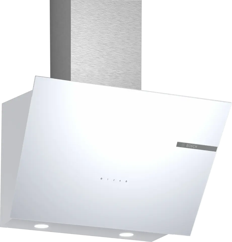 Bosch Serie 4 Duvar Tipi Davlumbaz 60 cm Cam Beyaz DWK66PJ20T