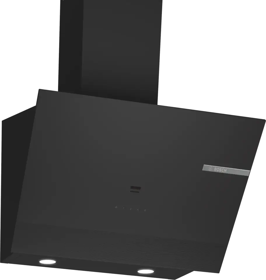 Bosch Serie 6 Duvar Tipi Davlumbaz 60 cm Cam Siyah DWK67PJ60T