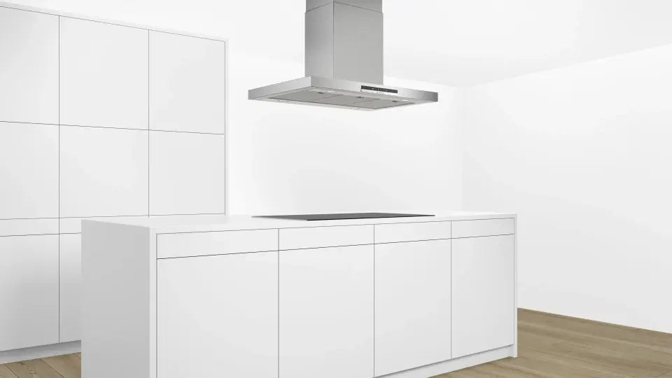 Bosch Serie 4 Ada Tipi Davlumbaz 90 cm Paslanmaz Çelik DIB97IM50