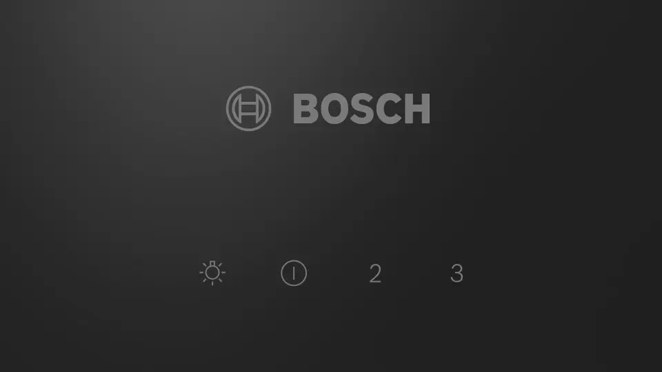 Bosch Serie 2 Duvar Tipi Davlumbaz 60 cm Cam Siyah DWK63PJ61T