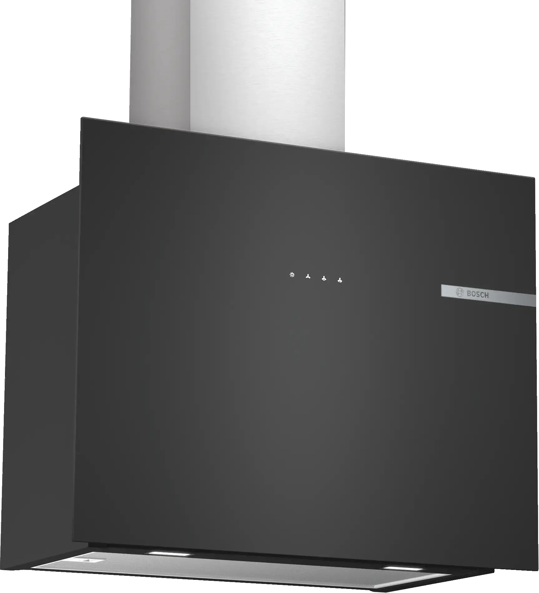 Bosch Serie 4 Duvar Tipi Davlumbaz 60 cm Cam Siyah DWF65AJ60T