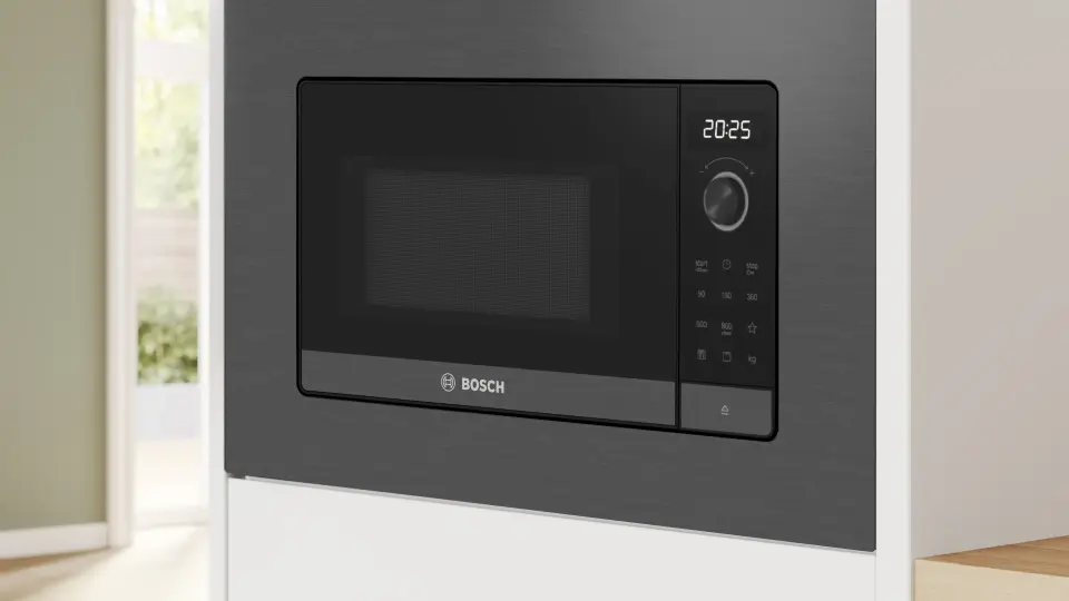 Bosch Serie 2 Ankastre Mikrodalga 20 Litre Siyah Inox BEL623MD3